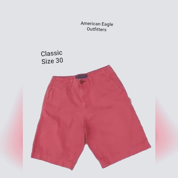 American Eagle Outfitters Men's Vintage 2000s Classic Shorts Red Size 30 Waist - Picture 1 of 12